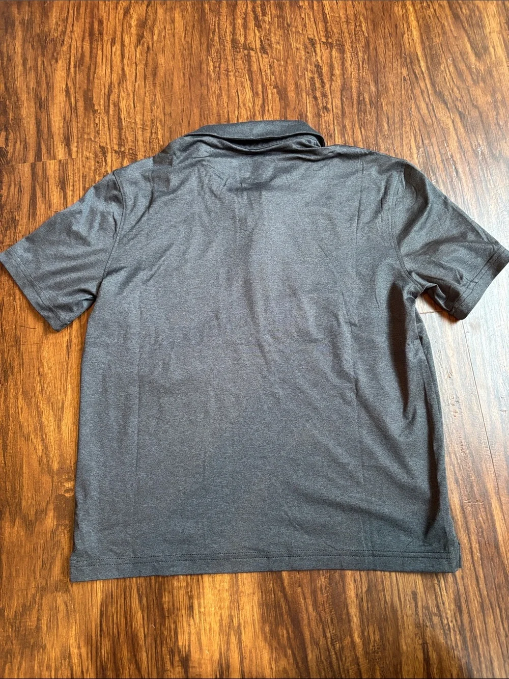 Old Navy Boy’s Dark Heather Gray Active Polo